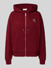 Calvin Klein Jeans Sweatjack met labelprint Bordeaux