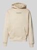 Alpha Industries Hoodie mit Label-Print Modell 'Studio Edition' Offwhite