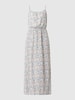Only Maxikleid aus Viskose Modell 'Nova' Rauchblau