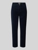 Tommy Hilfiger Stretch slim fit corduroy broek in 5-pocketmodel Donkerblauw