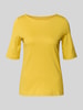 Christian Berg Woman T-Shirt mit Rundhalsausschnitt Senf