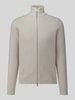 Selected Regular Fit Strickjacke aus reiner Baumwolle Modell 'DANE' Offwhite