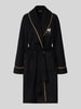 Lauren Ralph Lauren Bademantel mit Label-Stitching Black