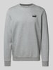 PUMA PERFORMANCE Sweatshirt mit Label-Stitching Mittelgrau Melange