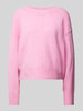 Vero Moda Regular Fit Strickpullover mit Brustnaht Modell 'ESTI' Rosa