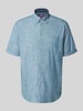 Christian Berg Men Regular fit vrijetijdsoverhemd met button-downkraag Metallic groen