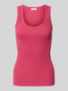 Marc O'Polo Slim fit tanktop van katoenmix Felroze