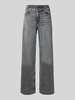 s.Oliver RED LABEL Wide leg jeans van katoenmix, model SURI' Antraciet