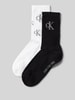 Calvin Klein Jeans Socken mit elastischem Rippenbündchen im 2er-Pack Weiss