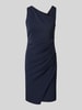 Vera Mont Cocktailkleid mit seitlicher Raffung Marine