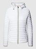 Frieda & Freddies Steppjacke mit Label-Details Weiß