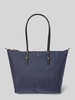 Lauren Ralph Lauren Tote Bag mit Label-Applikation Modell 'KEATON' Marine