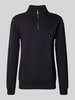 Only & Sons Regular Fit Troyer aus Baumwoll-Mix Modell 'CERES' Black