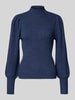 Only Regular Fit Strickpullover aus Viskose-Mix Modell 'KATIA' Marine