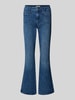 Christian Berg Woman Bootcut Fit Jeans mit Gürtelschlaufen Marine Melange