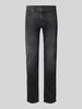 Pierre Cardin Tapered fit jeans in used-look, model 'Lyon' Donkergrijs