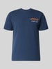 MC2 Saint Barth T-Shirt mit Label-Prints Modell 'PORTLAND' Marine