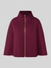 Rinascimento Jacke aus Viskose-Mix mit Stehkragen Bordeaux