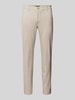 Only & Sons Slim Fit Stoffhose aus Viskose-Mix Modell 'MARK' Offwhite