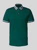 Tom Tailor Regular Fit Poloshirt aus Baumwoll-Mix Dunkelgruen