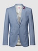 CG - Club of Gents Slim Fit 2-Knopf-Sakko mit Zier-Detail Hellblau