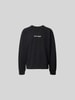 MAISON KITSUNÉ Sweatshirt aus reiner Baumwolle Black