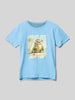 Tom Tailor T-shirt met motiefprint Turquoise