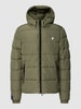 Superdry Gewatteerd jack met labeldetails Olijfgroen