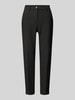 MAC High waist broek met knoopsluiting Antraciet