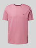 Fynch-Hatton T-Shirt mit Logo-Stitching Lavender