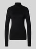Vero Moda Slim coltrui van viscosemix, model 'GLORY' Zwart