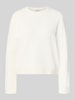Tom Tailor Regular Fit Pullover aus reiner Baumwolle Weiss