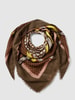 Liu Jo White Schal mit Allover-Muster Khaki