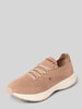 Tommy Hilfiger Low Top Sneaker in Strickoptik Taupe