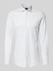 BOSS Slim Fit Businesshemd aus Baumwoll-Mix Modell 'H-HANK-SP' Gruen