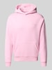 REVIEW Hoodie mit Label-Print Rosa