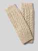 camano Stulpen mit Zopfmuster Modell 'COSY CABLE STITCH LEGWARM' Beige
