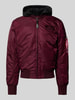Alpha Industries Bomberjack met labelpatch Bordeaux