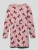 Blue Seven Mini-jurk met all-over motief Roze