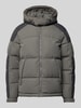 Jack & Jones Steppjacke mit Kapuze Modell 'AERO' Mittelgrau