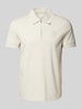 JOOP! Collection Poloshirt mit kurzem Reißverschluss Modell 'Brizio' Beige