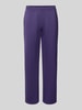 REVIEW Straight Fit Sweatpants aus Baumwoll-Mix mit Label-Detail Purple