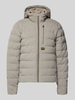 G-Star Raw Steppjacke mit Brusttasche und Label-Detail Modell 'Foundation' Hellgrau
