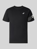 ASICS TIGER Regular Fit T-Shirt mit Label-Print Modell 'ICON' Black
