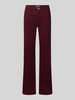 Christian Berg Woman Straight Fit Stoffhose im 5-Pocket-Design Bordeaux