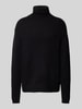 SELECTED HOMME Strickpullover mit Rollkragen Modell 'CODY' Black