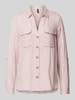 Vero Moda Overhemdblouse met knoopsluiting, model 'BUMPY' Roze