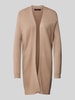 Vero Moda Lange cardigan met lange mouw, model 'NANCY' Taupe