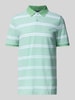 Fynch-Hatton Regular Fit Poloshirt mit Label-Stitching Hellgruen