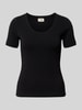 Weekend Max Mara Regular Fit T-Shirt aus Baumwoll-Mix Modell 'WKDMULTIJ' Black